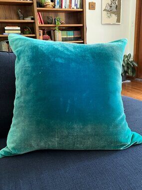 Ombre Velvet Throw Pillow By Kevin O'Brien Studio
